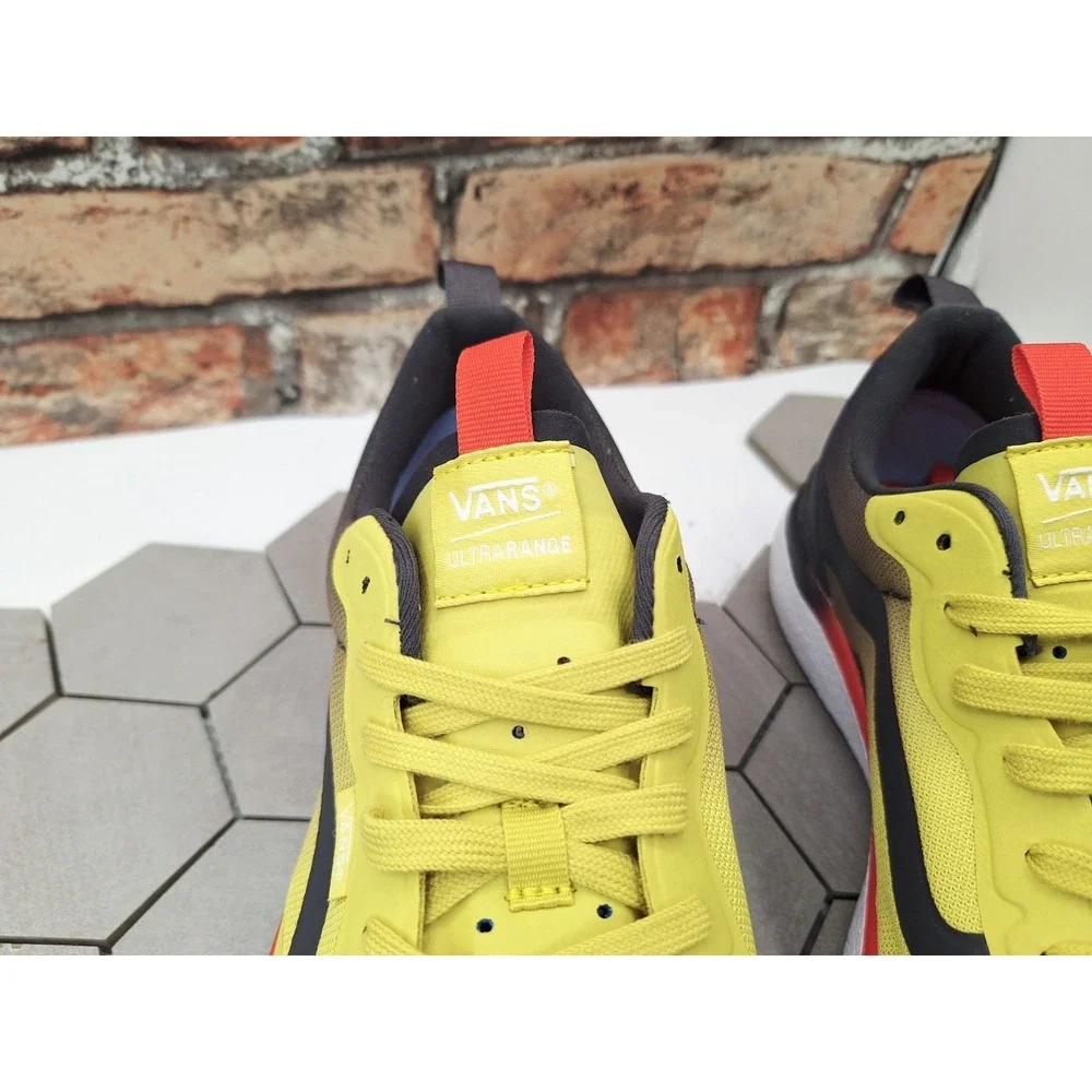 Men Sz 8 Vans UltraRange EXO MTE Sulphur Yellow Red Bruce Lee Rare White Black